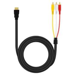 Câble HDMI vers 3x RCA Mâles - LINQ - HD-AV994 - 1.5m - Adaptateur Audio et Vidéo - Noir