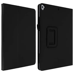 Étui iPad 2019 10.2 - AVIZAR - Housse Soft Touch - Éco-cuir Noir - Support Vidéo - Design Élégant