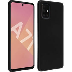 Coque de protection - AVIZAR - Samsung Galaxy A71 - Silicone semi-rigide - Soft Touch - Noir