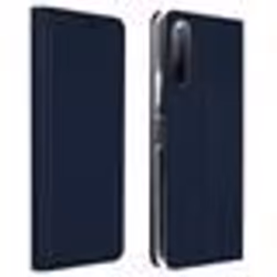 Housse - Sony - Xperia 10 II - Éco-cuir - Support vidéo - Porte-carte - Bleu nuit