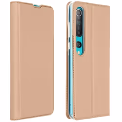 Housse - AVIZAR - Mi 10 / Mi 10 Pro - Éco-cuir - Support vidéo - Rose gold