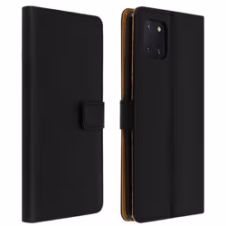 Housse - AVIZAR - Galaxy Note 10 Lite - Cuir Véritable - Support Vidéo - 2 Porte-cartes