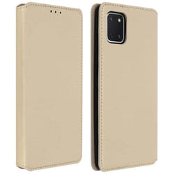 Housse pour Samsung Galaxy Note 10 Lite Étui Folio Portefeuille Fonction Support doré