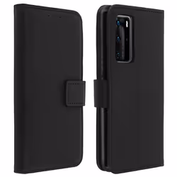 Étui Huawei P40 - Huawei - Éco-cuir - Compartiment Carte - Support Vidéo - Noir