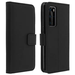 Étui Huawei P40 - Huawei - Éco-cuir - Compartiment Carte - Support Vidéo - Noir