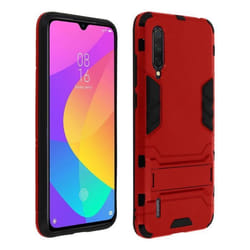 Coque - AVIZAR - Xiaomi Mi 9 Lite - Protection Antichoc - Support Vidéo - Rouge