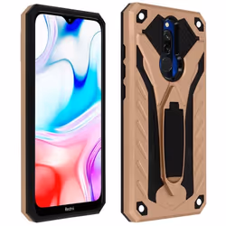Coque - AVIZAR - Xiaomi Redmi 8 / 8A - Antichoc - Béquille intégrée - Bi-matière