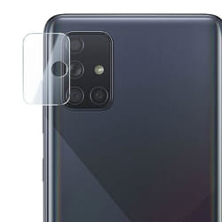 Protection Caméra - AVIZAR - Samsung Galaxy A71 - Verre Trempé - Anti-trace - Résistant aux rayures