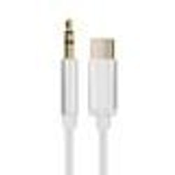 Adaptateur audio - Blanc - USB-C vers Jack 35 mm - Sortie réversible - 1m - Facile dutilisation