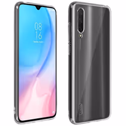 Coque et Film de Protection - AVIZAR - Xiaomi Mi 9 Lite - Rigide - Verre Trempé 9H - Transparent Blanc