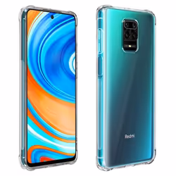 Coque - AVIZAR - Xiaomi Redmi Note 9S/9 Pro/9 Pro Max - Souple - Transparent Blanc - Protection Chocs
