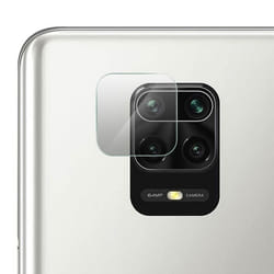 Protection caméra - Xiaomi - Redmi Note 9 Pro Max/9 Pro/9s - Verre trempé - Anti-explosion - Transparent blanc