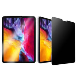 Film pour Apple iPad Pro 11 2020 - AVIZAR - Verre trempé 9H - Anti-espion - Anti-traces - Noir/Transparent