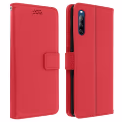 Housse Folio - AVIZAR - Sony Xperia L4 - Rose - Coque Souple - Fermeture Aimantée