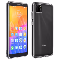 Coque de protection - AVIZAR - Huawei Y5p - Silicone Souple - Verre Trempé 9H - Noir