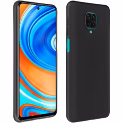 Coque - AVIZAR - Xiaomi Redmi Note 9 Pro Max/9 Pro/9S - Silicone Flexible - Ultra-fine - Noir