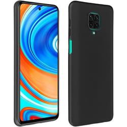Coque - AVIZAR - Xiaomi Redmi Note 9 Pro Max/9 Pro/9S - Silicone Flexible - Ultra-fine - Noir