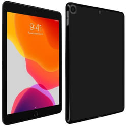 Coque iPad 2019 10.2 - AVIZAR - Silicone Gel Flexible - Ultra Fine - Résistante - Noir