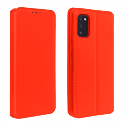 Housse pour smartphone - Samsung - Galaxy A41 - Éco-cuir - Clapet aimanté - Fonction support