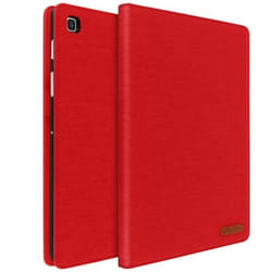 Housse - Samsung - Galaxy Tab S5e - Éco-cuir - Support - Rangements cartes - Rouge
