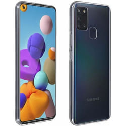 Coque et film de protection - Samsung - Galaxy A21s - Transparent - Souple - Dureté 9H