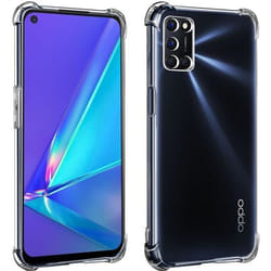Coque - AVIZAR - Oppo A72 / A52 - Silicone Flexible - Transparent Blanc - Protection Chutes