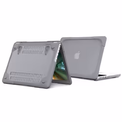 Coque de protection - AVIZAR - Macbook Pro 16 2019 - Polycarbonate rigide - Silicone - Gris