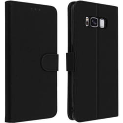 Étui pour Samsung Galaxy S8 - AVIZAR - Housse Intégrale - Silicone gel - Aimantée - Noir