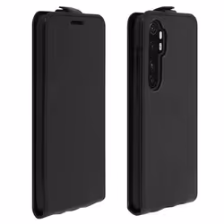 Étui AVIZAR pour Xiaomi Mi Note 10 Lite - Protection intégrale - Noir - Éco-cuir - Design élégant