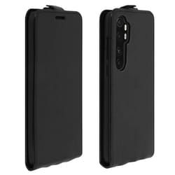 Étui AVIZAR pour Xiaomi Mi Note 10 Lite - Protection intégrale - Noir - Éco-cuir - Design élégant