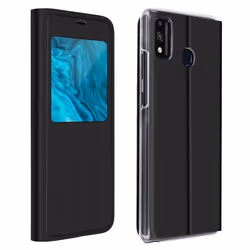 Étui folio - Honor - 9X Lite - Fenêtre daffichage - Ultra-fin - Noir
