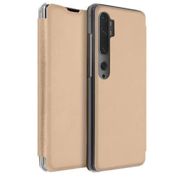 Étui Xiaomi Mi Note 10 Lite / Mi Note 10 Portefeuille Clapet Porte-carte Or Jaune