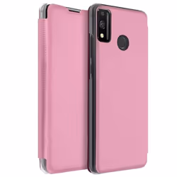 Étui Honor 9X Lite Portefeuille Clapet Porte-carte Rose - AVIZAR - Honor 9X Lite - Synthétique - Rigide - Rabat