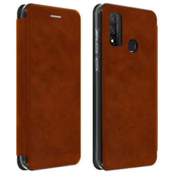 Étui - Huawei - P smart 2020 - Cuir de vachette - Support vidéo - Porte-carte
