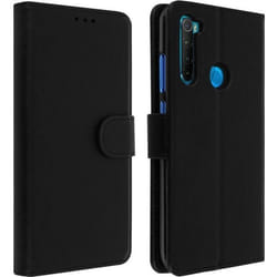 Étui - AVIZAR - Xiaomi Redmi Note 8 - Housse Intégrale - Porte-cartes - Support Vidéo - Noir