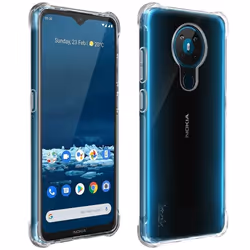 Pack de protection - IMAK - Nokia 5.3 - Coque silicone flexible - Antichoc - Ultra-transparent