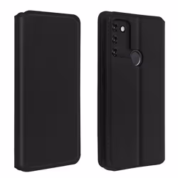 Housse Honor 9A Clapet Porte-cartes Fonction Support Fin et Élégant Noir