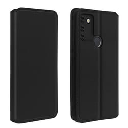 Housse Honor 9A Clapet Porte-cartes Fonction Support Fin et Élégant Noir