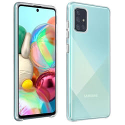 Coque - AVIZAR - Samsung Galaxy A71 - Silicone gel - Fine et légère - Transparent