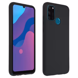 Coque de protection - AVIZAR - Honor 9A - Silicone semi-rigide - Finition Soft Touch - Noir