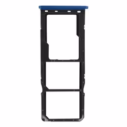 Tiroir Carte SIM - Xiaomi - Redmi 9 - 2x Nano SIM - Micro SD - Bleu