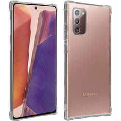 Coque pour Samsung Galaxy Note 20 - AVIZAR - Flexible Antichoc Coins Bumper Transparent