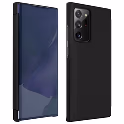 Housse pour Samsung Galaxy Note 20 Ultra - AVIZAR - Clapet Miroir - Support Vidéo - Noir