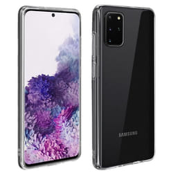 Coque de protection - Samsung - Galaxy S20 Plus - Silicone souple - Verre trempé 9H - Transparent