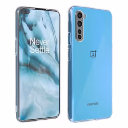 Coque OnePlus Nord Souple et Film Verre Trempé Dureté 9H transparent Blanc