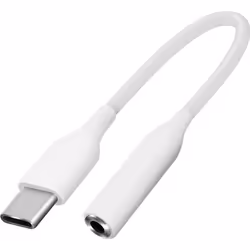 Adaptateur Audio USB-C vers Jack 3.5mm Son de Qualité Compact Samsung Blanc
