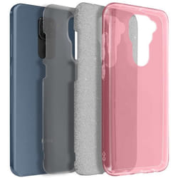 Coque de protection - AVIZAR - Redmi Note 9 - Paillette - Rose - Silicone semi-rigide