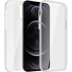 Coque de protection intégrale - AVIZAR - iPhone 12 Mini - Blanc - Design fin et léger - Accès aux fonctions