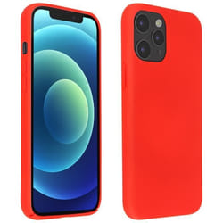 Coque - Apple - iPhone 12 / 12 Pro - Semi-rigide - Rouge - Compatible QI