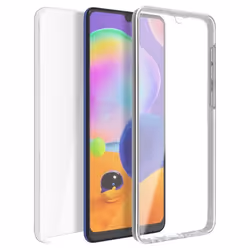Coque - Samsung - Galaxy A31 - Protection Arrière Rigide - Avant Souple - Transparent